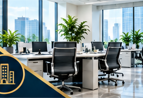 Bright professional office